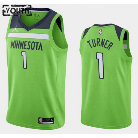 Kinder NBA Minnesota Timberwolves Trikot Evan Turner 1 Jordan Brand 2020-2021 Statement Edition Swingman
